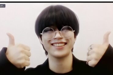 大きめのメガネと長くなった髪、
大きめの服を身にまとってその笑顔、そのポーズ、、、
さては、自分が可愛いこと知ってるだろ♡  #木全翔也
#kimatasyoy…