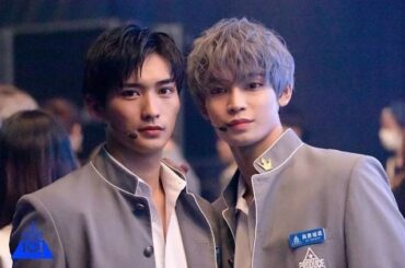 ・ From: @produce101japan_official Sho and Tomoaki ──────────────────────── #與那城...