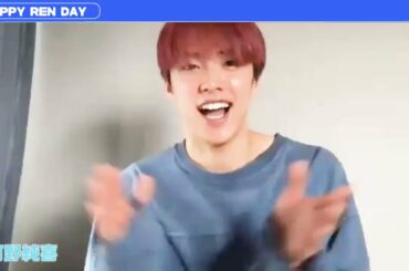 HAPPY BIRTHDAY ♡ REN  本日のリモート会議は
サプライズ誕生会でした！
お誕生日おめでとうございます
お祝い映像はこちら  #HappyRe