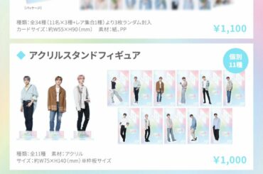 #JO1 NEW OFFICIAL GOODS　
6月1日(火) 21:00より予約販売開始!!  さらに！お買い上げ5,000円ごとに
未公開のイラストを使用