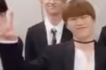 純喜くんにちょっかいかけてニコニコきまちゃん笑
挨拶前のその可愛い口はなんだい？？
プデュの時から変わらずきまちゃんの口推しです(?)
#木全翔也 #kimat…