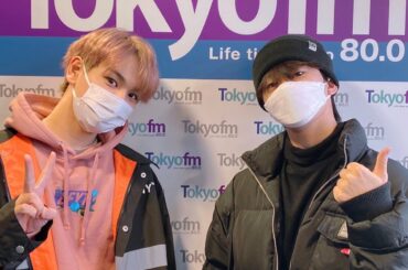 TOKYO FM 
JUMP UP MELODIES TOP 20
木全翔也 豆原一成が出演させていただきました！
ありがとうございました！  #JO1 #WA