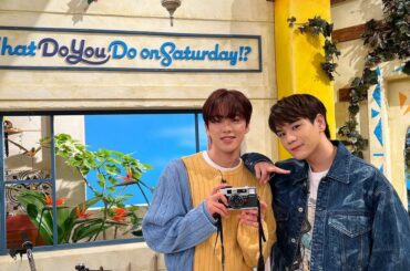 ktv_donani | 『土曜はナニする！？』放送中です  ここで、皆さんにプレゼント  実は…
放送直前、
#河野純喜 さん（JO1）
#豆原一成 さん （…