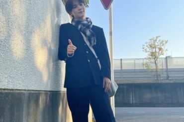 [#豆原一成]
まだ高校生全然いけるな！  ドラマ観てね  #JO1 #MAMEHARAISSEI