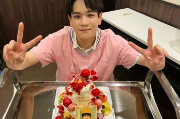 [#豆原一成]
今日はフジテレビで番組生出演、
そしてリリースイベント
本当にありがとうございました！
ちょっと早いですが
みんなに誕生日を祝ってもらい
本当に…