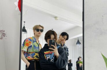 [#金城碧海]
Swag ︎  What’s your choice for your outfit this week?  #JO1
#SKY
#RUKI
#