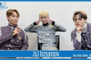 JO1 JAM WEEK スペシャルコンテンツ
『JxJ Interview 』更新！  SHOxRUKIxSHION  JO1公式HP内 FCコンテンツ
『M