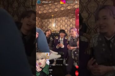 瑠姫チェ社長お姫様抱っこ!!何してるん🤣#JO1インスタライブ#白岩瑠姫#チェキ