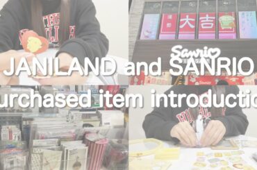 【Shopping】👢👜 ジャニランド・サンリオ🪧♡ お気に入りが増えました🥹JANILAND and SANRIO purchased item introduction☃セクゾ・JO1❄️