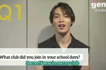 [ENG SUB] 200905 Yonashiro Sho 與那城奨 TV Genic Interview | JO1