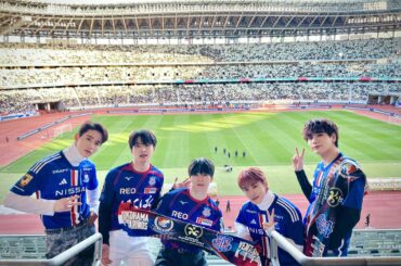 [] @ FUJIFILM SUPER CUP 2023  #FUJIFILMSUPERCUP2023
#JO1 #川西拓実 #木全翔也 
#河野純喜 #佐藤景