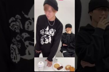 瑠姫ぃ照れちゃって🤭#白岩瑠姫#木全翔也#JO1#インスタライブ#るきまた