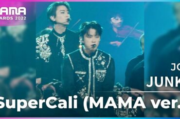 [Plus Cam] JUNKI (코노 준키)│JO1(제이오원) - SuperCali (MAMA ver.)│@2022 MAMA AWARDS