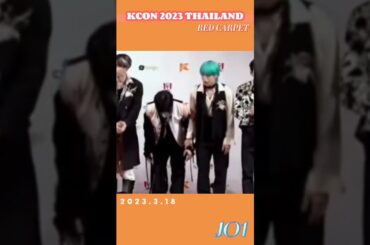 【JO1ショート】なぜ腕を掴んだの？｜KCON 2023 THAILAND(20230318/RED CARPET)【大平祥生/木全翔也】#Shorts
