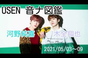 【JO1】USEN 音ナ図鑑 河野純喜/木全翔也 2021.05.03
