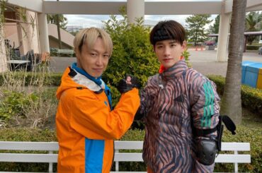 [#佐藤景瑚] 
しんいちさん！
ナイスコンビネーションでした！
ありがとうございました！  #逃走中 
#JO1 #SATOKEIGO