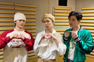 ニッポン放送
《 #JO1 のオールナイトニッポンX 》
#木全翔也 #白岩瑠姫 #金城碧海 が
出演させていただきました！  ありがとうございました！  #J