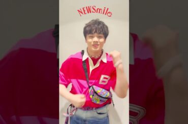 JO1 | 'NEWSmile' SHION🥣🥛#NEWSmileチャレンジ#えくぼダンス#JO1 #NEWSmile #鶴房汐恩 #SHION #NewMusic #shorts
