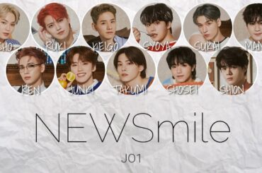 JO1 'NEWSmile' LYRICS [JPN/ROM/IDN]