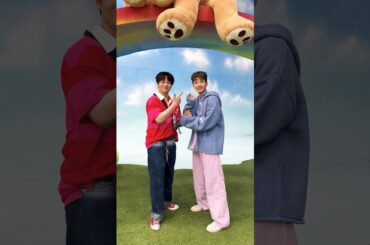 #JO1｜'#NEWSmile' 🥛#KEIGO × #SHION #佐藤景瑚 #鶴房汐恩 #NEWSmileチャレンジ #えくぼダンス #NewMusic #shorts