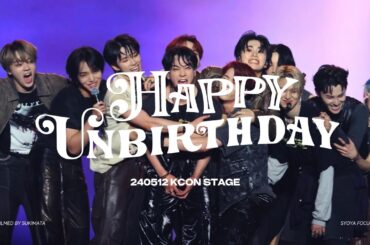 [4K]240512 KCON STAGE JO1 - HAPPY UNBIRTHDAY SYOYA Focus Cam