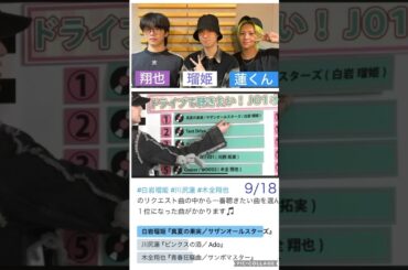 【JO1】9/18ラジオ👑瑠姫くんと🚗ドライブ👍