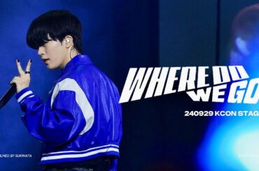 [4K]240929 KCON STAGE JO1 - WHERE DO WE GO SYOYA Focus