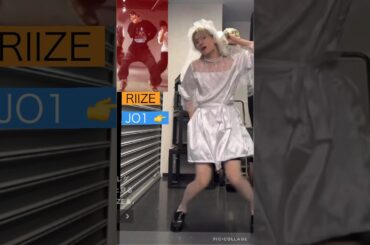 【JO1】👰ドレスで🎸RIIZEぶんぶん#金城碧海 #BoomBoomBass