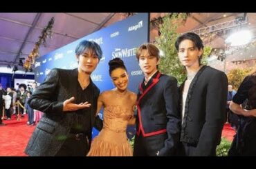 【レポート】JO1河野純喜が『白雪姫』USプレミアに初参戦！與那城奨＆佐藤景瑚も応援に駆けつける