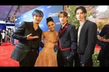 JO1河野純喜＆與那城奨＆佐藤景瑚、実写版『白雪姫』世界初上映を現地で鑑賞「愛されるべき映画」と大興奮