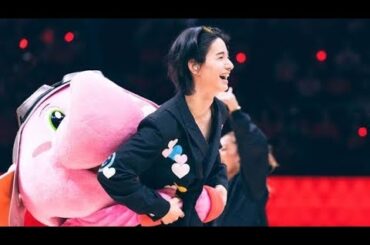 # JO1・佐藤景瑚、B.LEAGUEイベントにサプライズ登場 🍌🎤 超満員アリーナでも“バナナ”アピール 🍌🏀