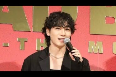 JO1豆原一成「絶妙な位置を…」主演映画で鍛え上げた胸筋チラ見せも「めっちゃ赤くなる」