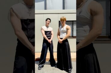 Eyes On Meで筋肉対決💥 #サマソニ #summersonic #JO1 #EyesOnMe #EyesOnMe_JO1 #與那城奨 #金城碧海 #shorts