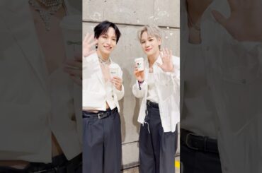 🍮 #SHOSEI ➫ 🐶 #MAME #JO1_ひらく Coffee Gift ☕️🎁 Now On Streaming𓈒𖧷 ⁺. #JO1 #大平祥生 #豆原一成  #shorts