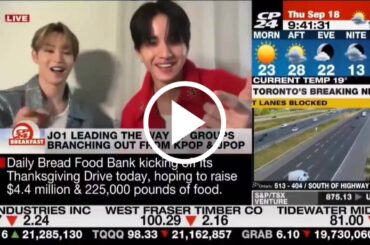 【衝撃】JO1佐藤景瑚、カナダの朝番組で”バナナ愛”を熱弁し放送事故レベルの爆笑を誘う！與那城奨もタジタジの、世界を笑顔にした神インタビューの全貌。