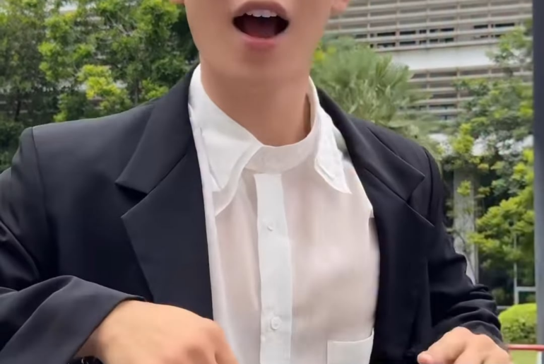 JO1 TikTok Update with Sho (250926) - Sho popping up from ... a big pocket!?