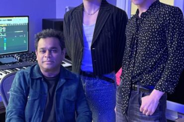 A.R. Rahman Instagram Update with Mame & Shosei (250923) - #Mame and #Shosei met with the legendary #ARRahman at his studio in Mumbai. ✨