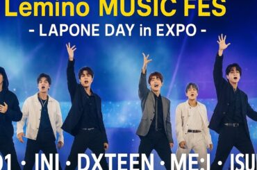 🔥LAPONEアーティスト集結！『Lemino MUSIC FES - LAPONE DAY in EXPO -』で魅せた“進化と絆”のステージ🔥