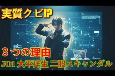 【JO1大平祥生】活動休止の真相を激白！二股疑惑・不仲説・遅刻癖…実質クビと言われる衝撃の理由を完全暴露