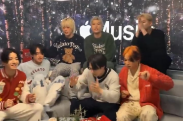 JO1 Instagram Live (251205) - Santa-san e. (サンタさんへ。) Cut @ Apple Music Radio