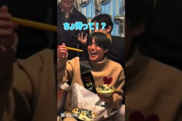 【JO1】お箸のプレゼントを貰った純喜の喜び方可愛すぎる💖#JO1#ジェイオーワン#河野純喜#JUNKI#shorts