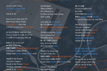 JO1 - Mugendai ~ Handz In My Pocket Cheering Guide Update (260116)