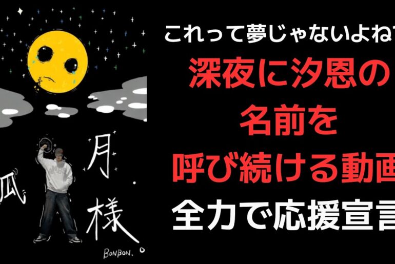 【鶴房汐恩】これって夢じゃないよね??深夜に汐恩の名前を呼び続ける動画全力で応援宣言