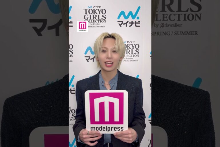 JO1川尻蓮さんが「#モデルプレス決め顔チャレンジ」に挑戦✨ピースいただきました✌️#shorts