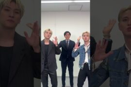 #JO1 | ' #ハッピージャムジャム 'with #青木源太 さん ありがとうございました🐯 #白岩瑠姫 #RUKI #金城碧海 #SKY #shorts