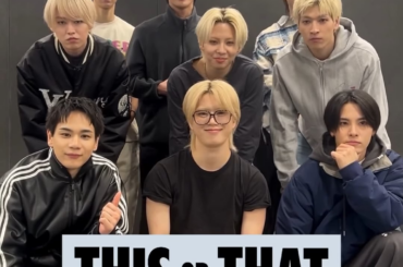 Spotify Japan Instagram Reel with JO1 (260402) - This or That?