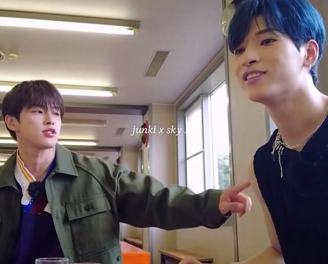 Hey! does anyone know where these two clips of Junki and Sky come from?