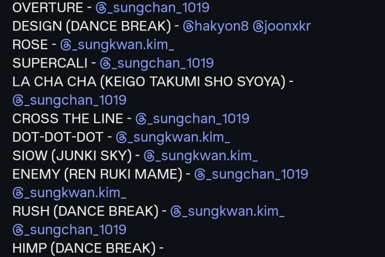 JO1 Dome Concert Unit Song Names