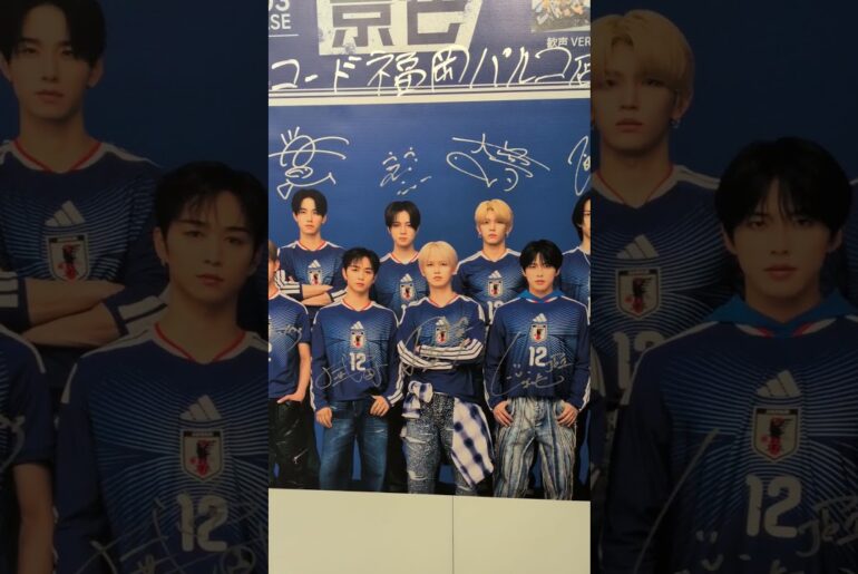 最高の景色を2026#shorts #ini #jo1 #河野純喜 #サッカー日本代表 #応援ソング#タワーレコード #タワーレコード福岡 パルコ店