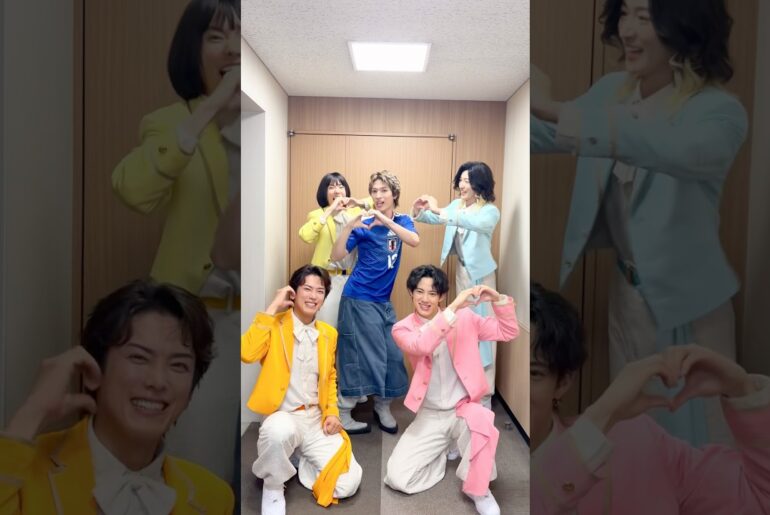 JI BLUEの#金城碧海 さんと#ほんまやでダンス ！コラボありがとうございました✨✨#JIBLUE#モナキ #FNS歌謡祭